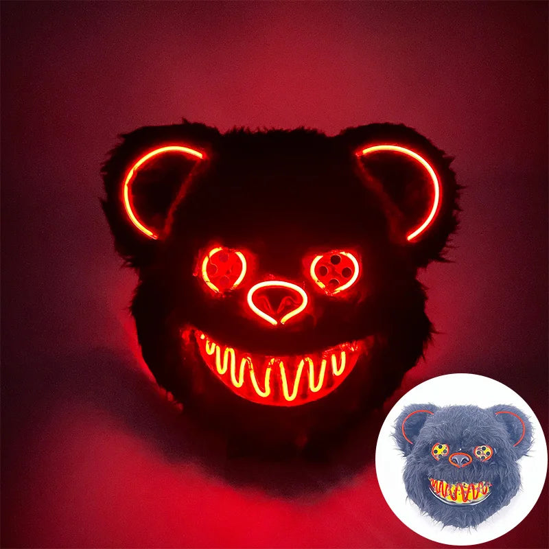 L'Ours Écorché — Masque LED, Modèle 5