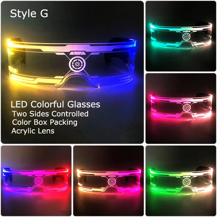 Regard Néon — Lunettes Lumineuses LED, Voltage