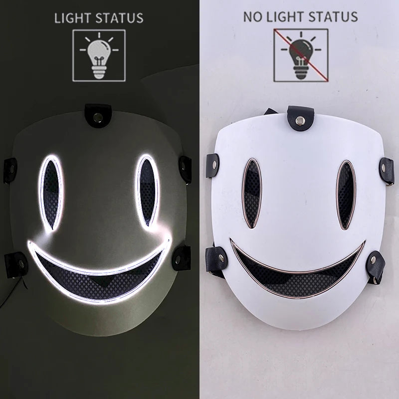 Le Tireur Blanc — Masque LED Style Sniper, Blanc