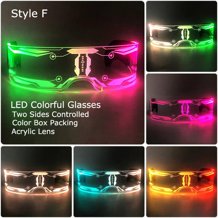 Regard Néon — Lunettes Lumineuses LED, Halo