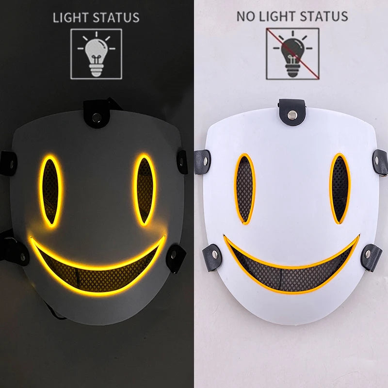 Le Tireur Blanc — Masque LED Style Sniper, Jaune
