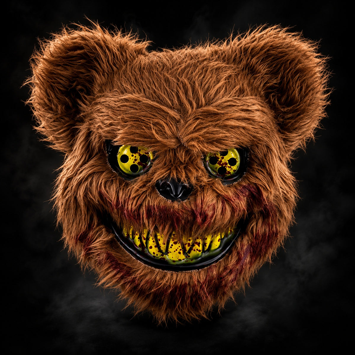 Masque ours Halloween sans LED — Brun