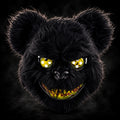 Masque ours Halloween sans LED — Noir