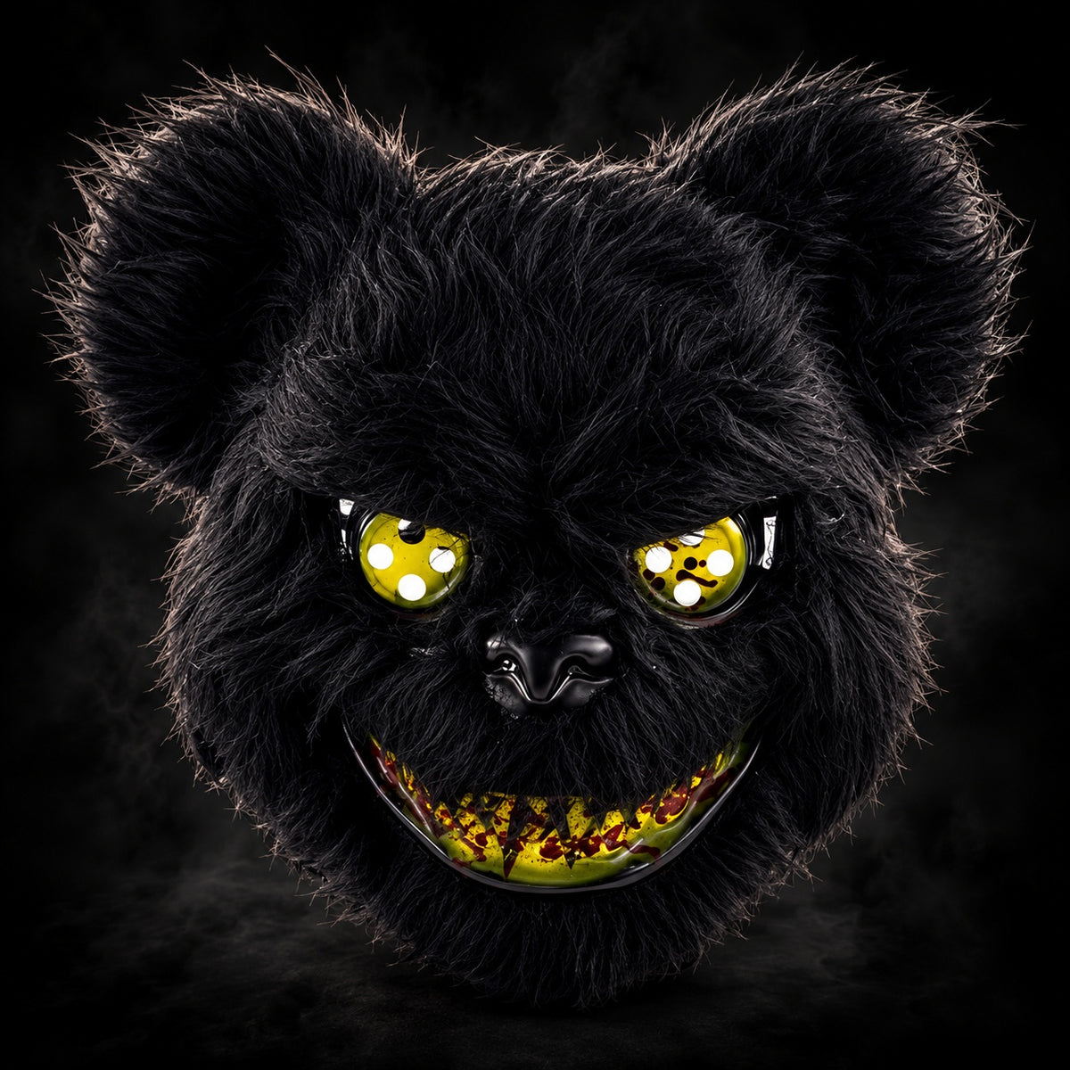 Masque ours Halloween sans LED — Noir